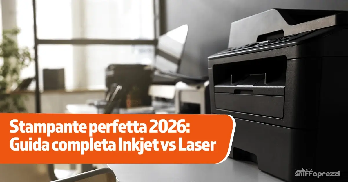 Stampante perfetta 2026: Guida completa Inkjet vs Laser